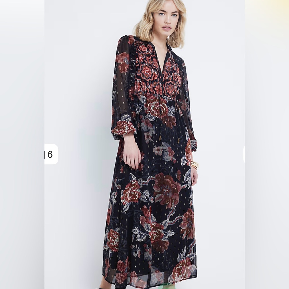 River Island midi dress